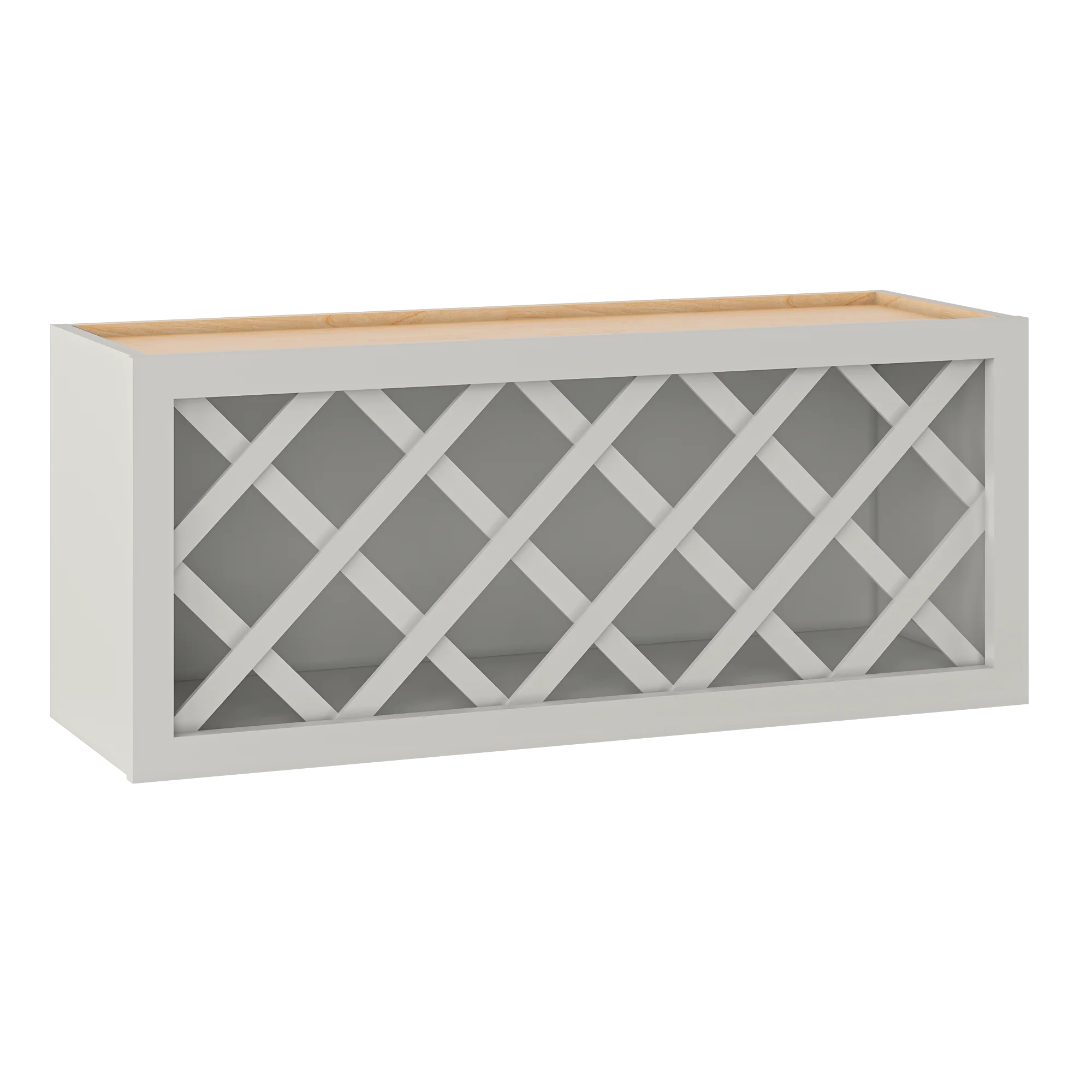 Wine Rack Kitchen Cabinet WR3615 Milan Pearl 36 in. width 15 in. height 12 in. depth - Image 2