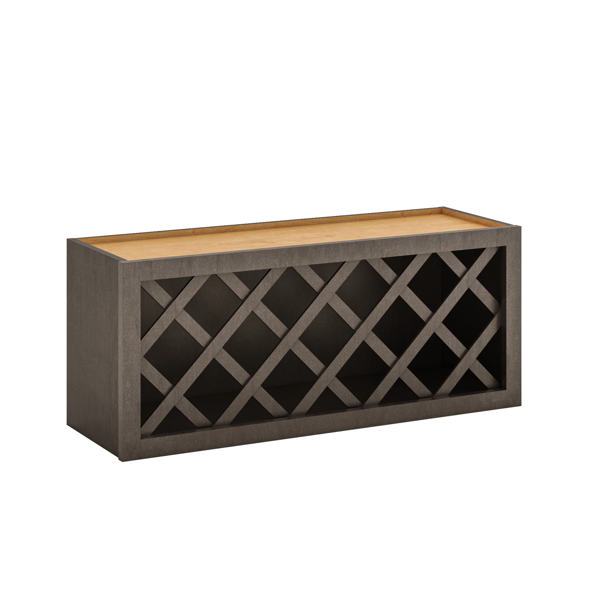 Wine Rack Kitchen Cabinet WR3615 Milan Slate 36 in. width 15 in. height 12 in. depth - Image 2