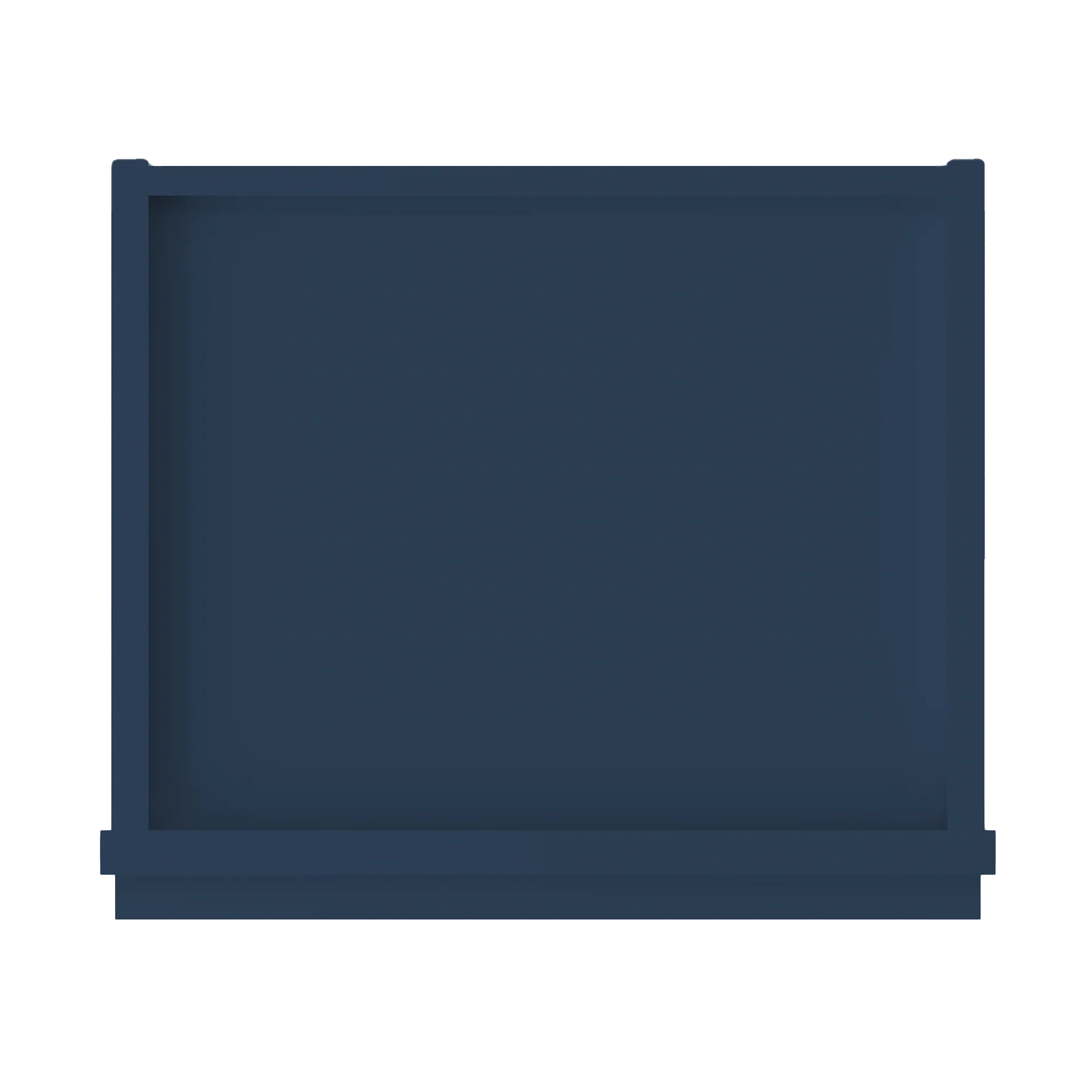 Frosted Glass Door Wall Kitchen Cabinet WMD1530 Danbury Blue LessCare 15 in. width 30 in. height 12 in. depth - Image 6