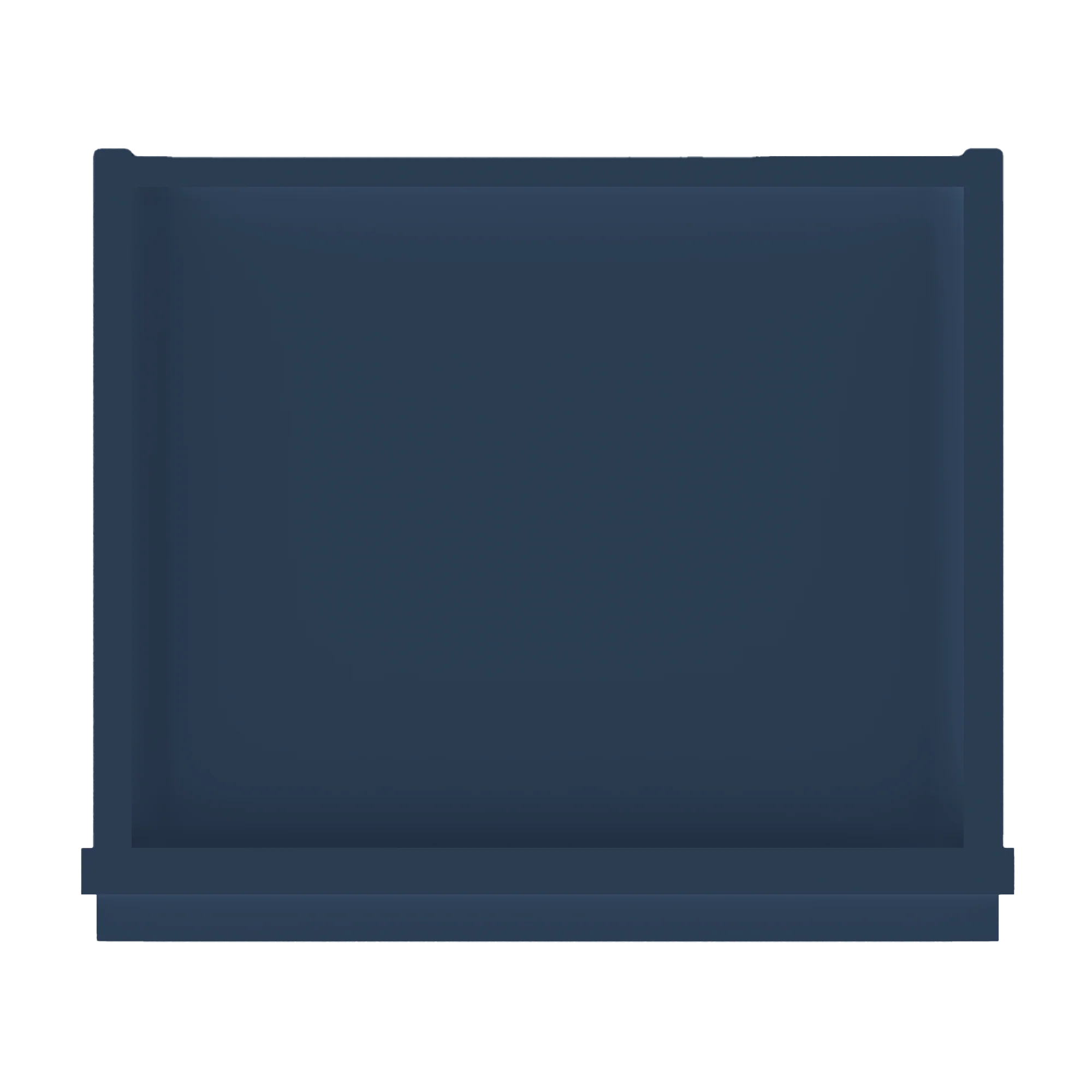 Frosted Glass Door Wall Kitchen Cabinet WMD1536 Danbury Blue LessCare 15 in. width 36 in. height 12 in. depth - Image 6