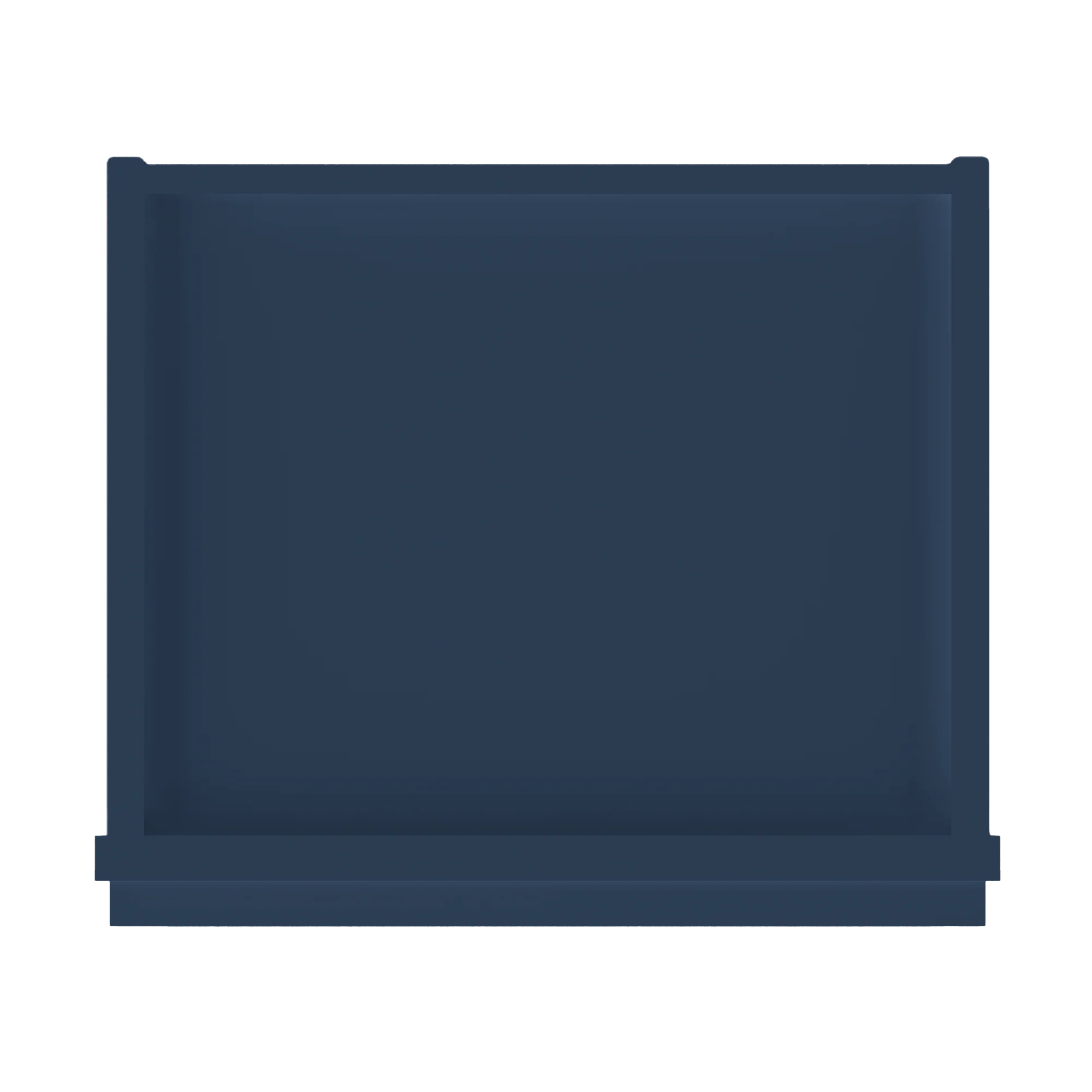 Frosted Glass Door Wall Kitchen Cabinet WMD1542 Danbury Blue LessCare 15 in. width 42 in. height 12 in. depth - Image 6