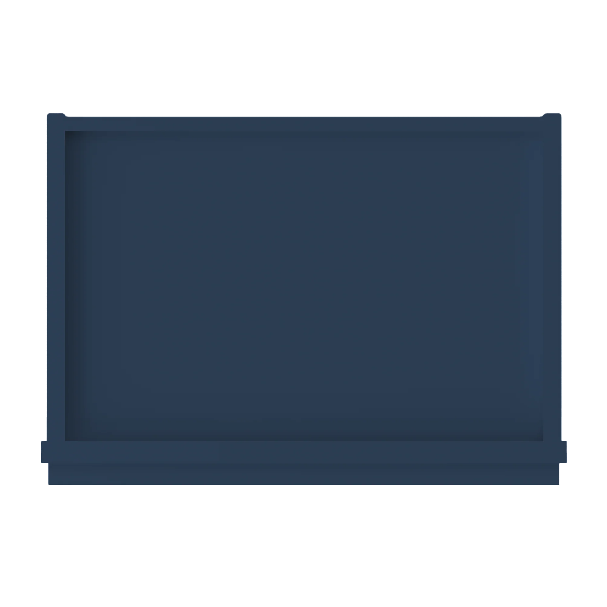 Frosted Glass Door Wall Kitchen Cabinet WMD1830 Danbury Blue LessCare 18 in. width 30 in. height 12 in. depth - Image 6