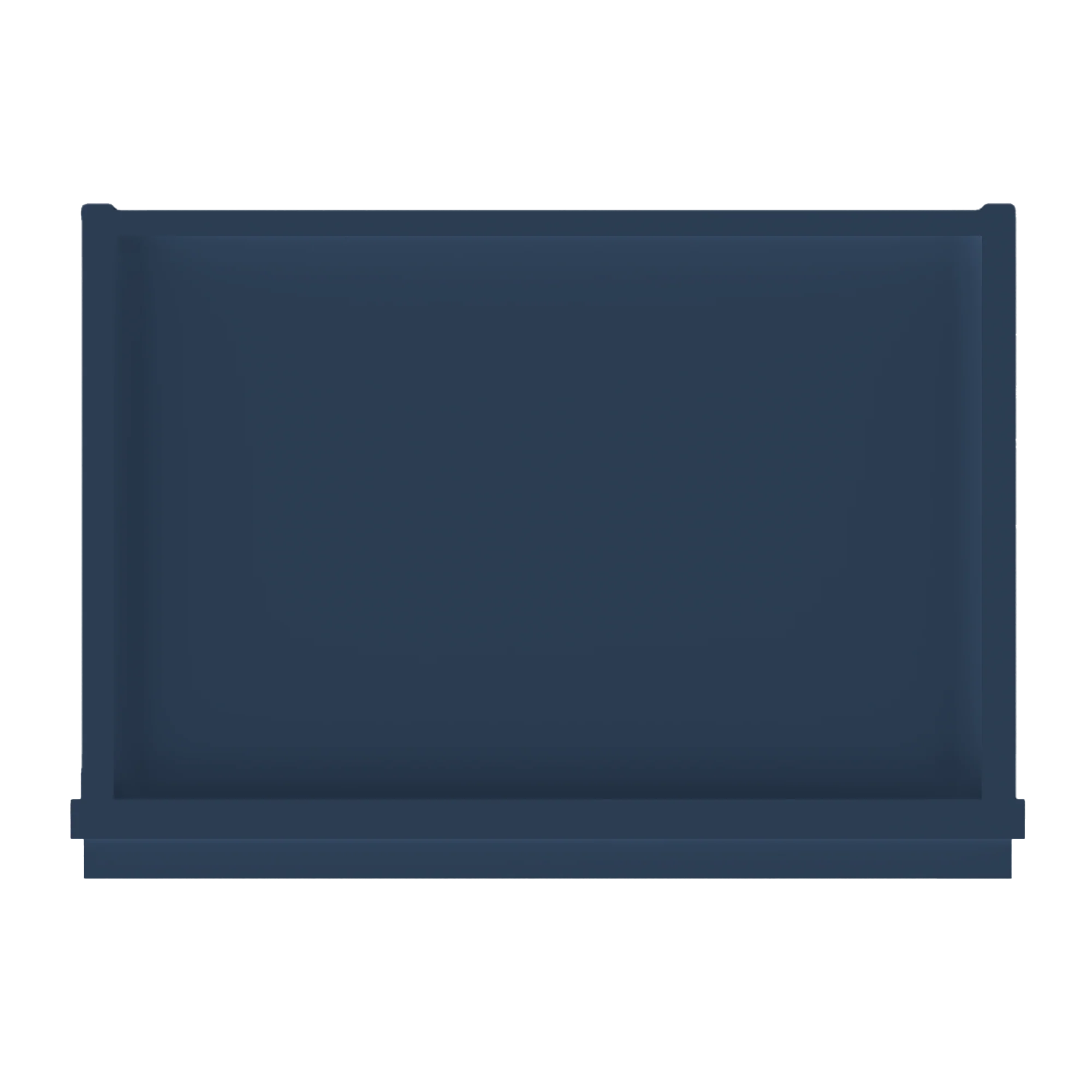 Frosted Glass Door Wall Kitchen Cabinet WMD1836 Danbury Blue LessCare 18 in. width 36 in. height 12 in. depth - Image 6