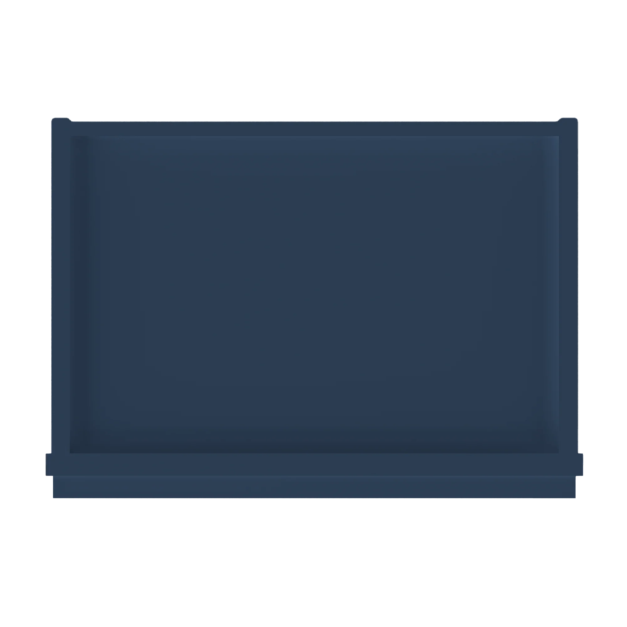 Frosted Glass Door Wall Kitchen Cabinet WMD1842 Danbury Blue LessCare 18 in. width 42 in. height 12 in. depth - Image 6