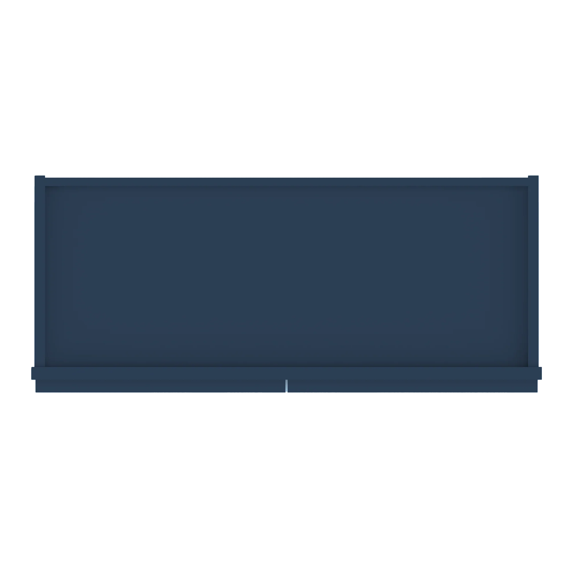 Frosted Glass Door Wall Kitchen Cabinet WMD3030 Danbury Blue LessCare 30 in. width 30 in. height 12 in. depth - Image 6