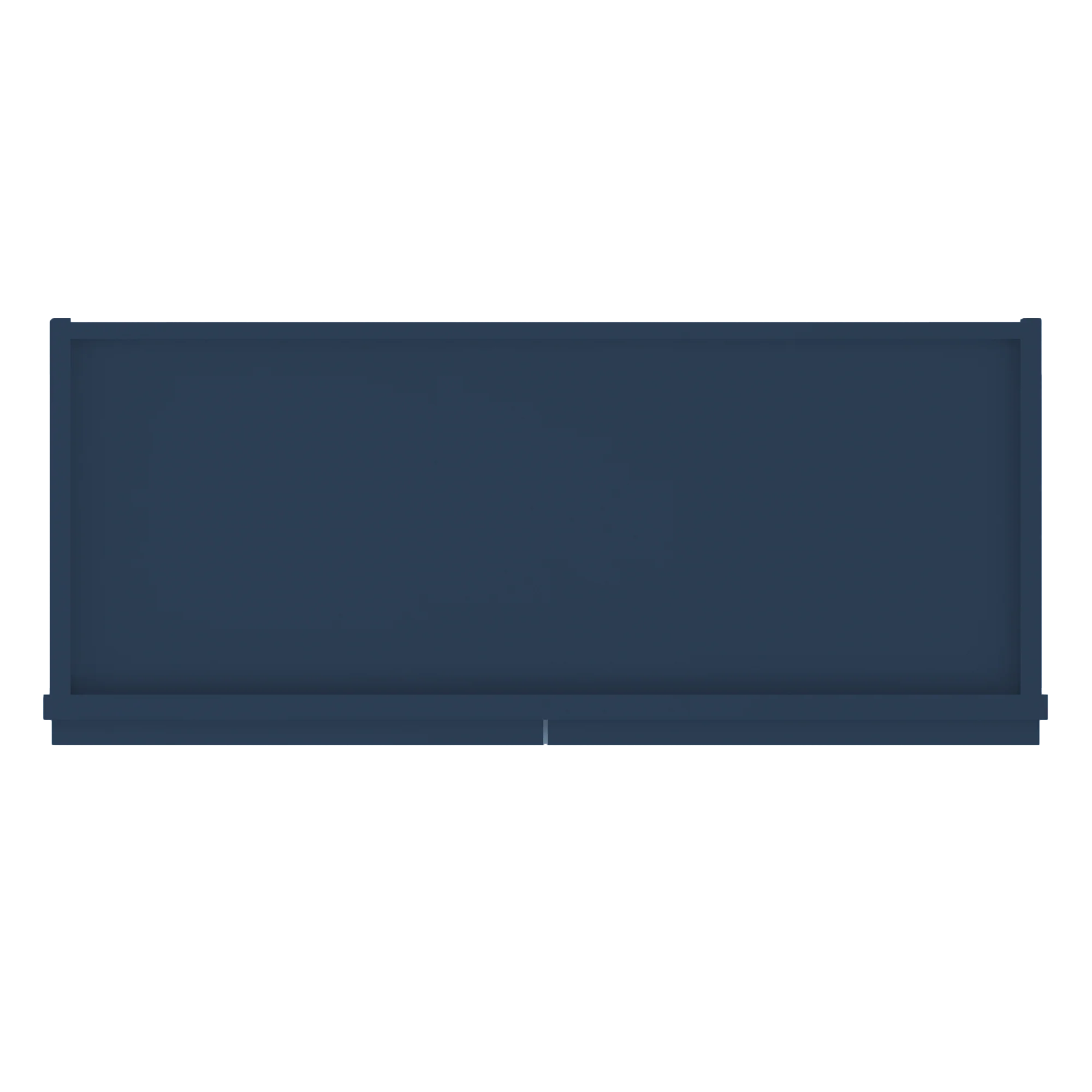 Frosted Glass Door Wall Kitchen Cabinet WMD3042 Danbury Blue LessCare 30 in. width 42 in. height 12 in. depth - Image 6