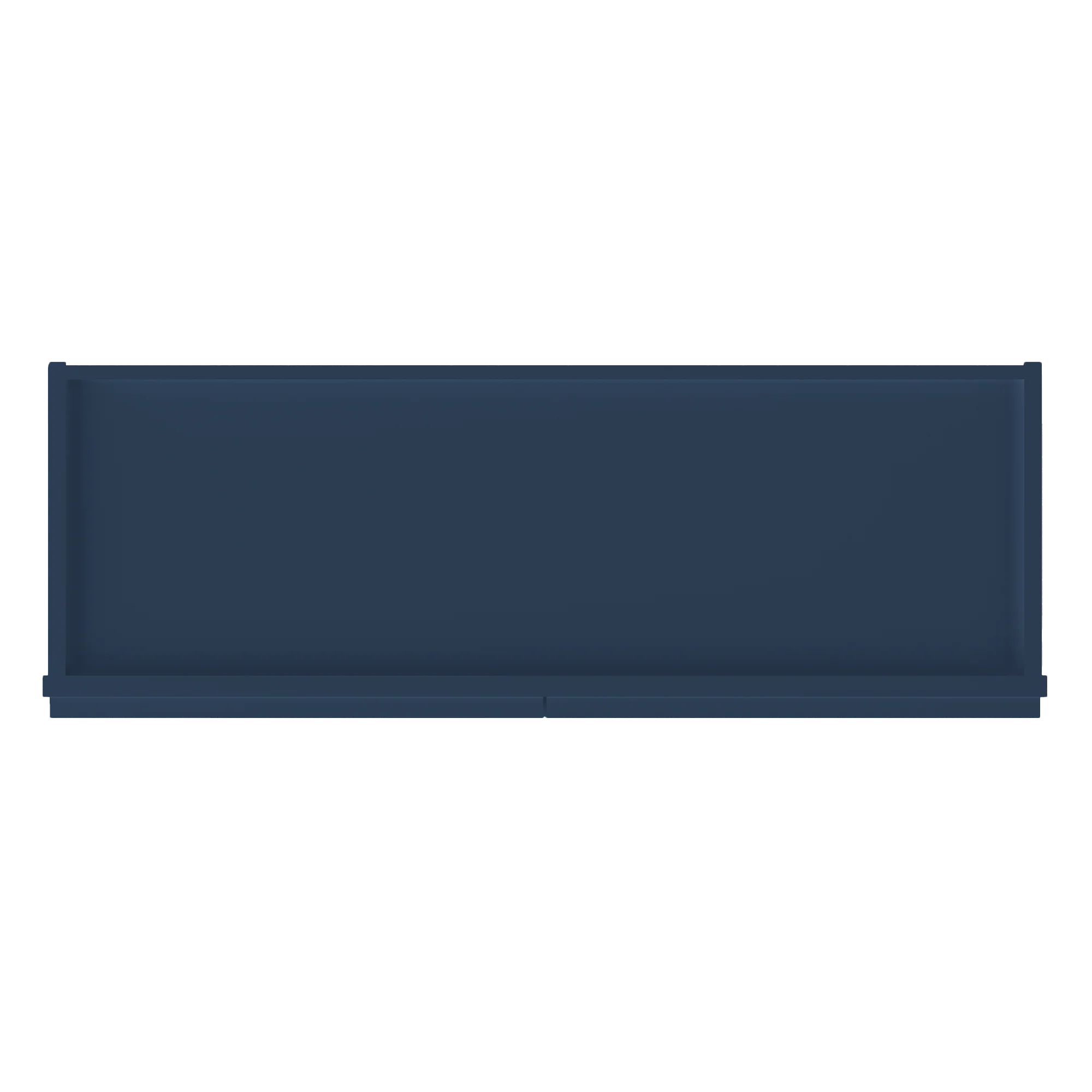Frosted Glass Door Wall Kitchen Cabinet WMD3636 Danbury Blue LessCare 36 in. width 36 in. height 12 in. depth - Image 5