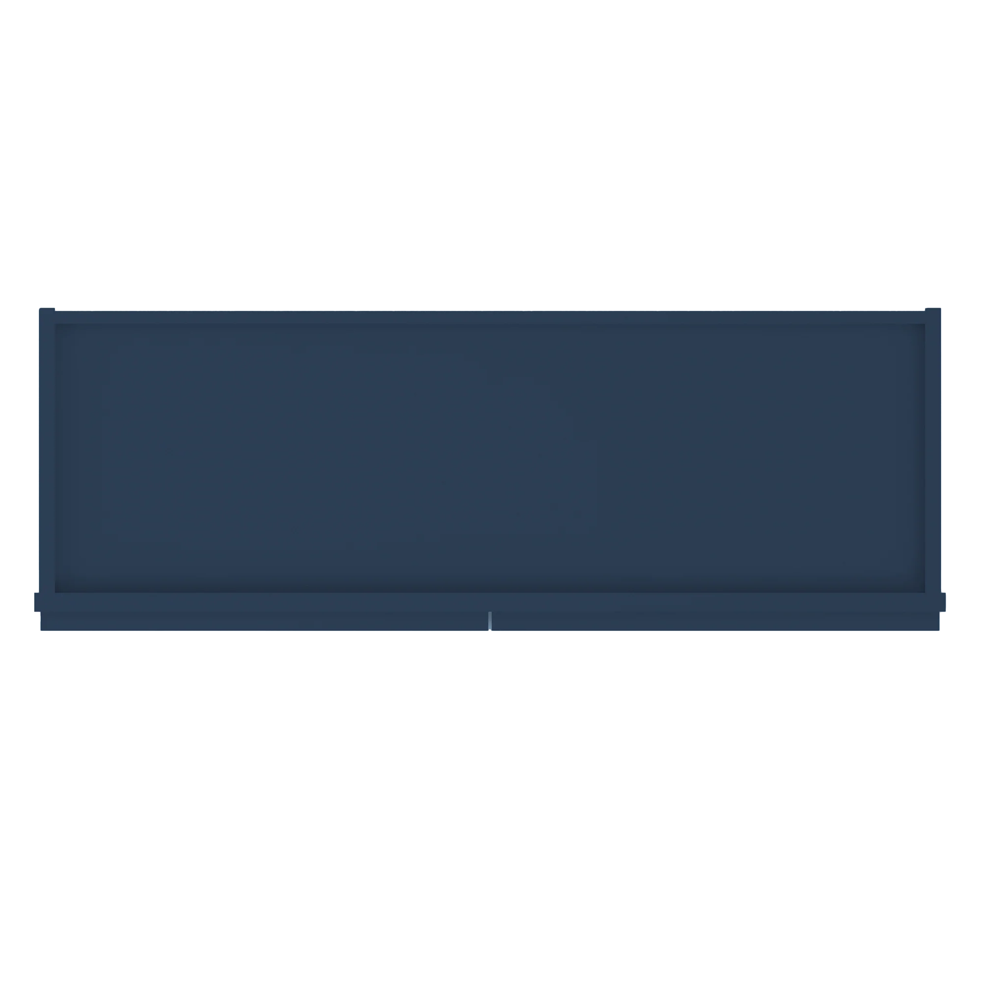 Frosted Glass Door Wall Kitchen Cabinet WMD3642 Danbury Blue LessCare 36 in. width 42 in. height 12 in. depth - Image 6