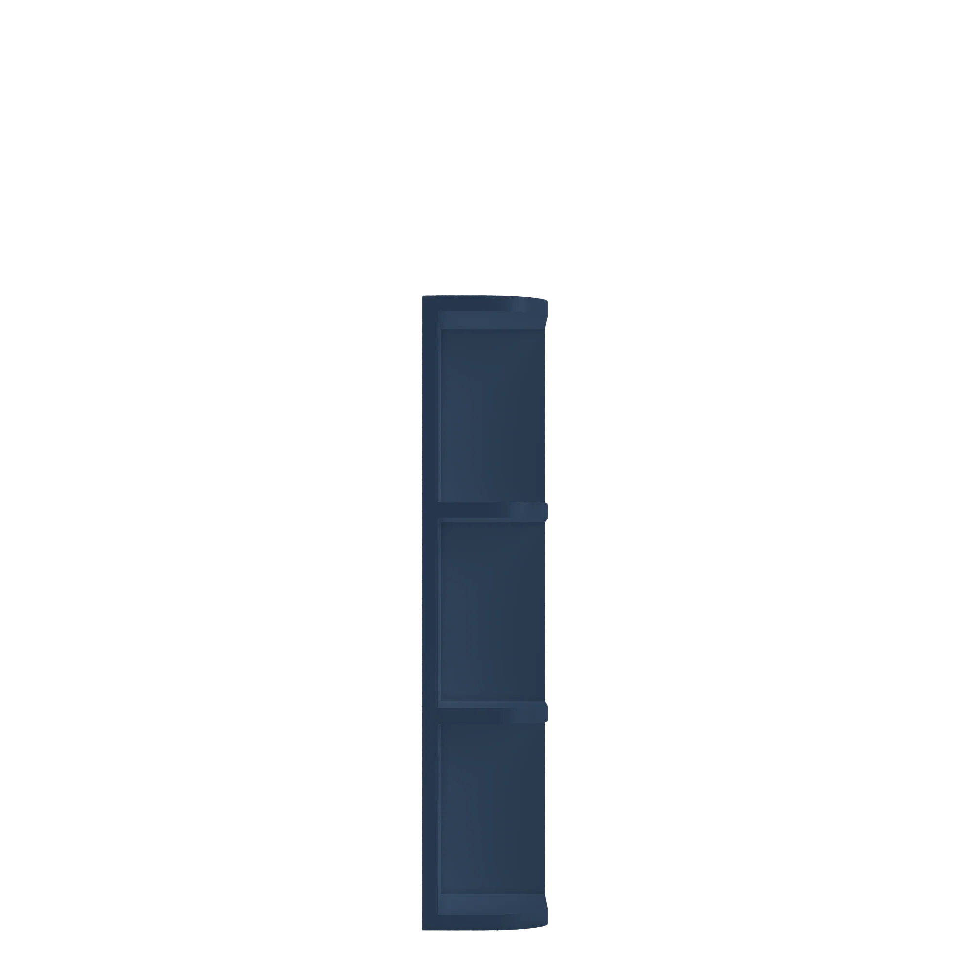 What-Not-Shelf Kitchen Cabinet WN630 Danbury Blue LessCare 6 in. width 30 in. height 12 in. depth - Image 3