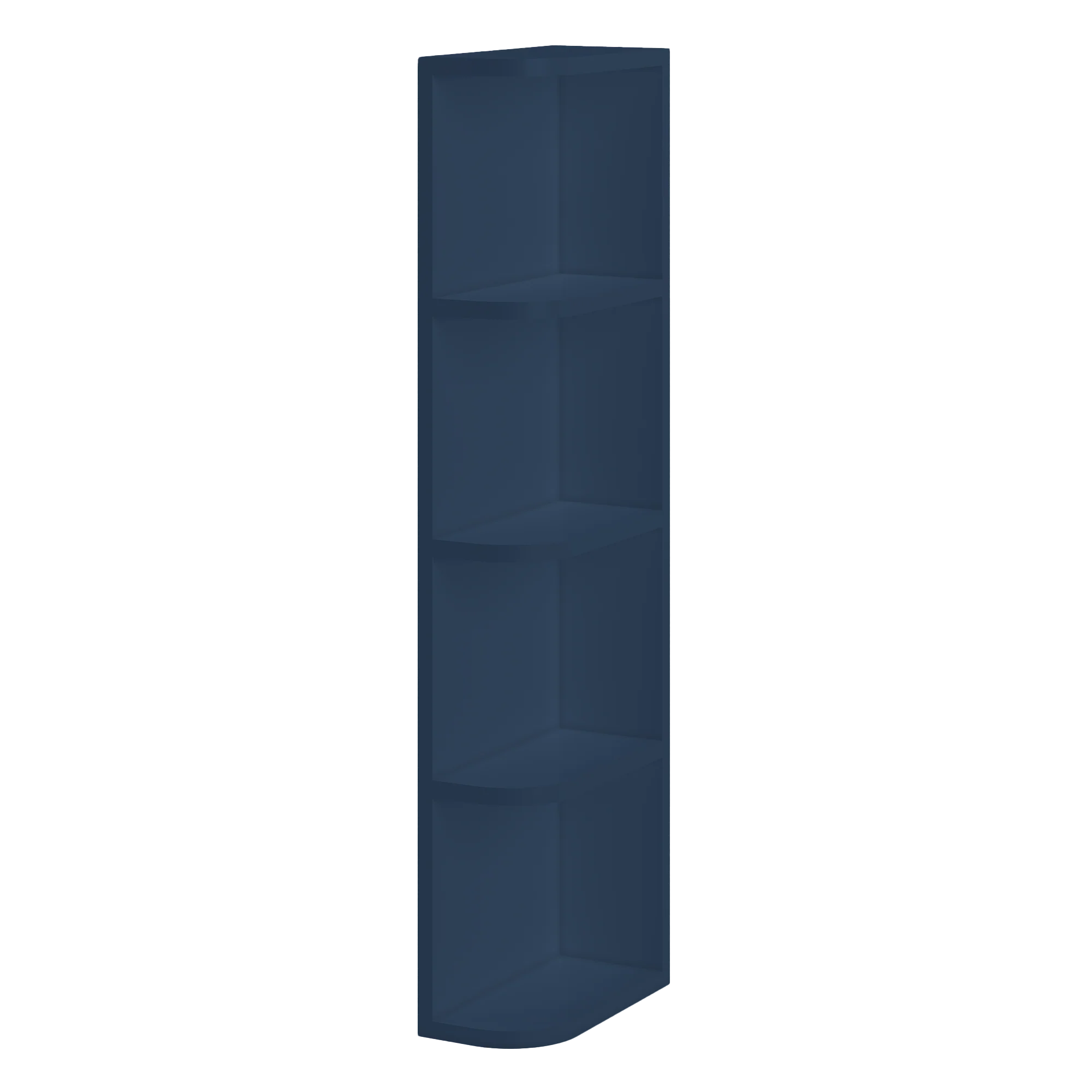 What-Not-Shelf Kitchen Cabinet WN642 Danbury Blue LessCare 6 in. width 42 in. height 12 in. depth - Image 2