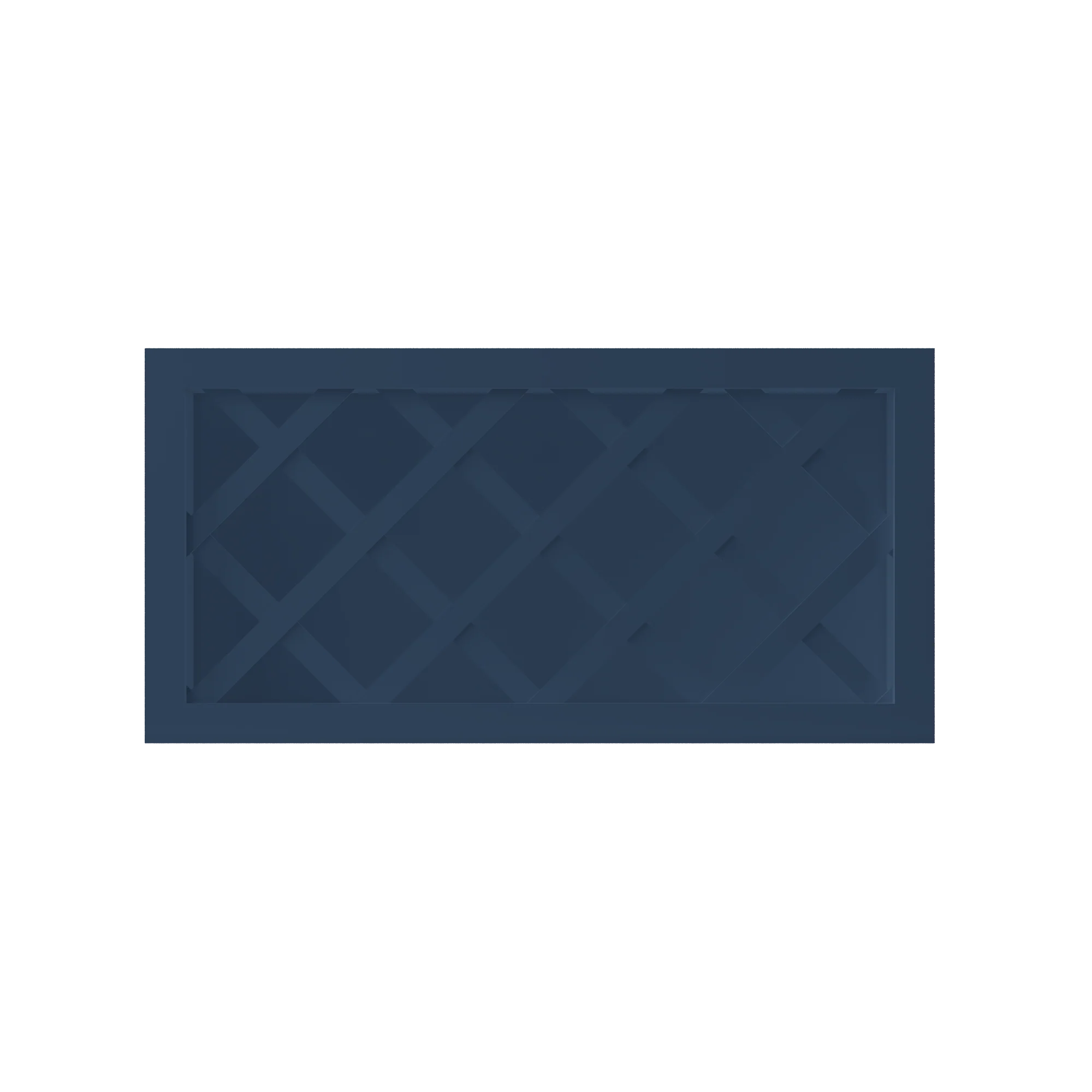 Wine Rack Kitchen Cabinet WR3015 Danbury Blue LessCare 30 in. width 15 in. height 12 in. depth - Image 3