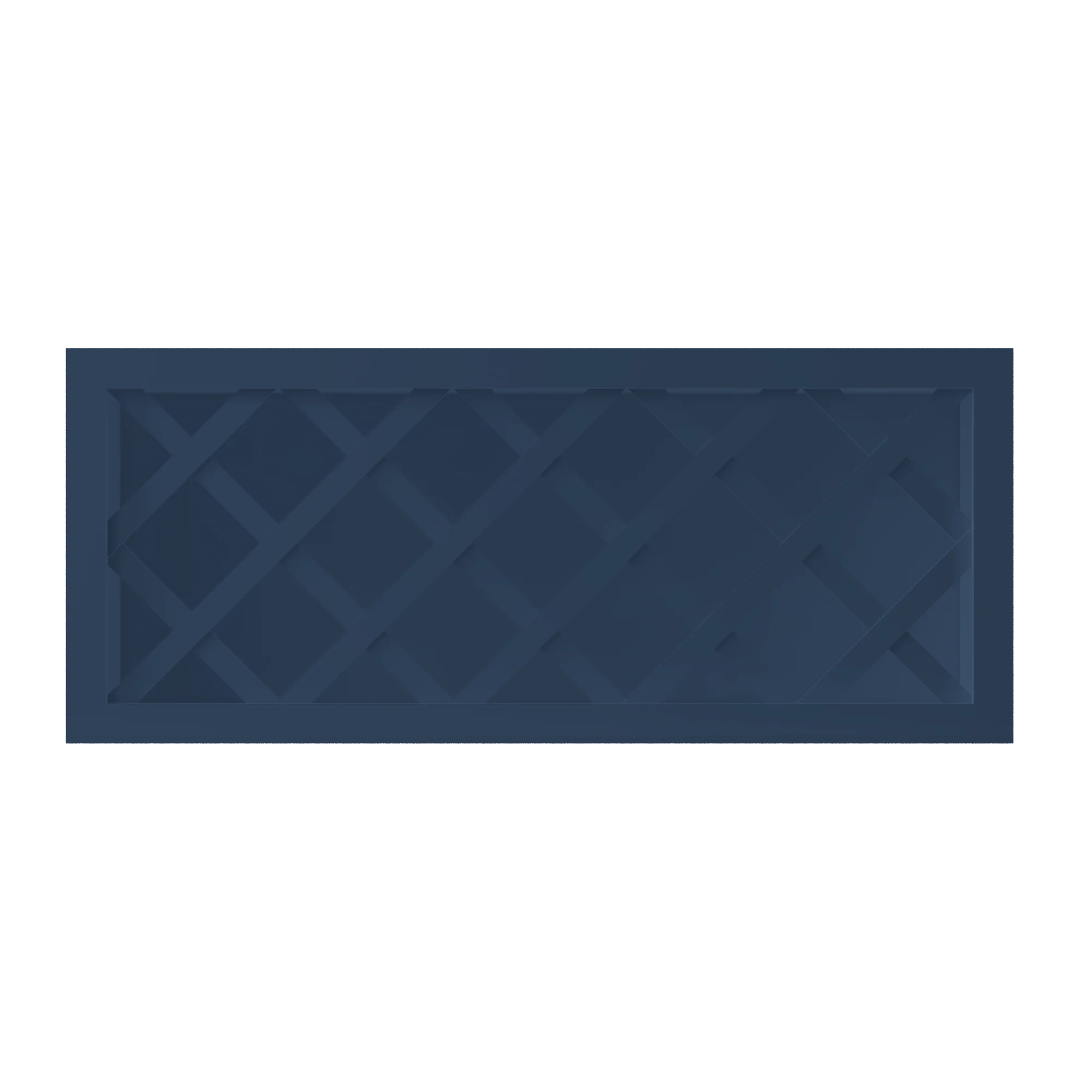 Wine Rack Kitchen Cabinet WR3615 Danbury Blue LessCare 36 in. width 15 in. height 12 in. depth - Image 3